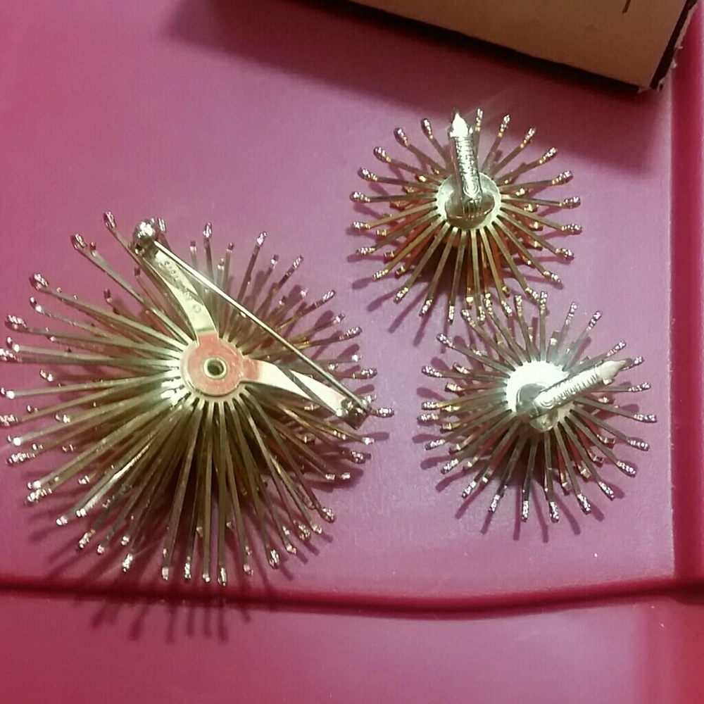 Sarah Cov 1960s Golden Mum Collection Star Burst Set Boxed -Ship Discount View 6